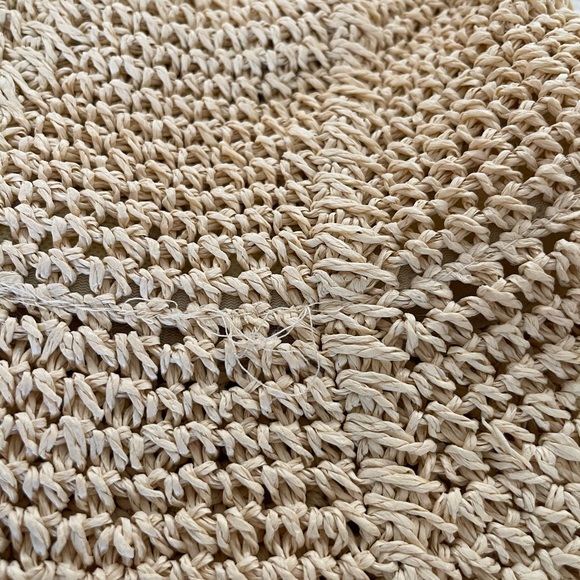 Straw Floppy Bucket Hat - Picture 4 of 5